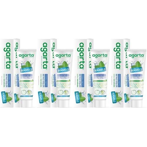 Agarta Doğal Diş Macunu 100ML Naneli (4 Lü Set)