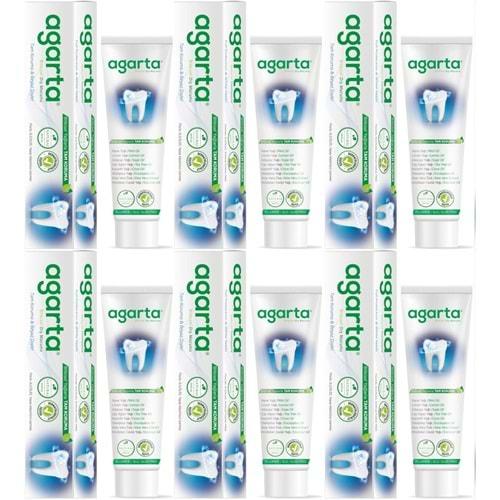 Agarta Doğal Diş Macunu 100ML Bitki Özlü (6 Lı Set)