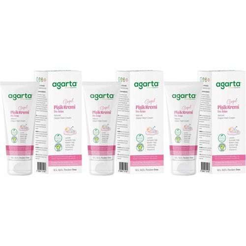 Agarta Doğal Pişik Kremi 100ML (3 Lü Set)