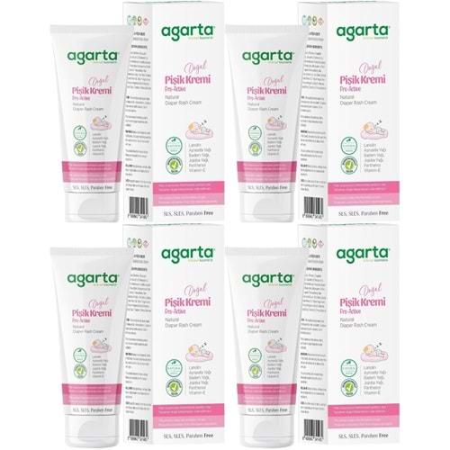 Agarta Doğal Pişik Kremi 100ML (4 Lü Set)