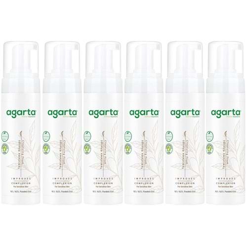 Agarta Doğal Yüz Temizleme Köpüğü 225ML (6 Lı Set)