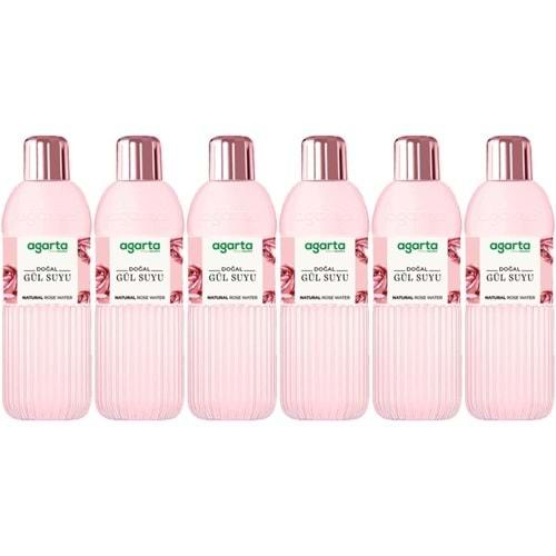 Agarta Doğal Gül Suyu 400ML (6 Lı Set)