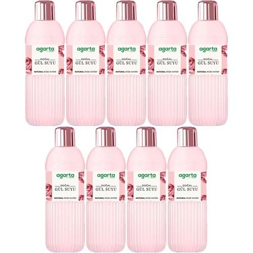 Agarta Doğal Gül Suyu 400ML (9 Lu Set)