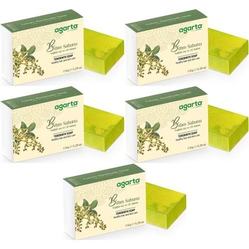 Agarta El Yapımı Doğal Sabun 150GR Bıttım (5 Li Set)