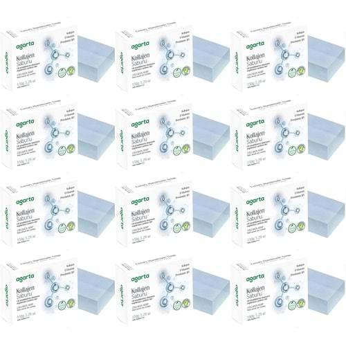 Agarta El Yapımı Doğal Sabun 150GR Kollajen (12 Li Set)