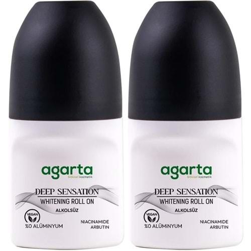 Agarta Roll-On Erkek 50 ML Patchoulı Deep Sensatıon (24 Saat Etkili Ter Kokusu Önleyici) (2 Li Set)