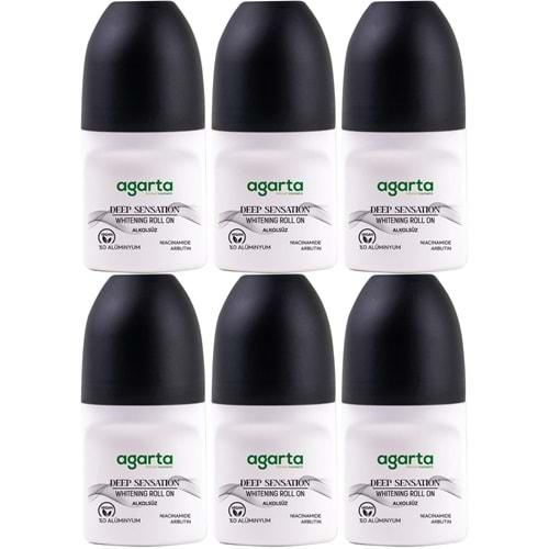 Agarta Roll-On Erkek 50 ML Patchoulı Deep Sensatıon (24 Saat Etkili Ter Kokusu Önleyici) (6 Lı Set)