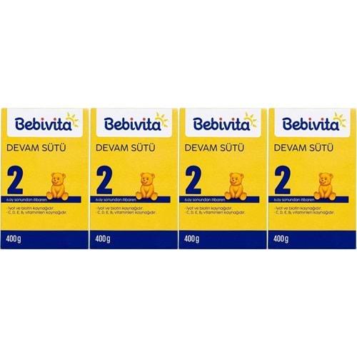 Bebivita Bebek Sütü 400GR No:2 (6-12 Ay) (4 Lü Set)
