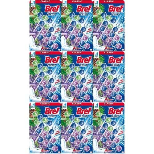 Bref Power Aktiv Klozet Bloğu Çam ve Lavanta Kokulu (36 Lı Set) (9PK*4)