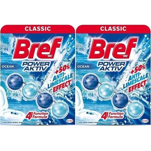 Bref Power Aktiv Klozet Bloğu Okyanus Kokulu (2 Li Set) (2PK*1)