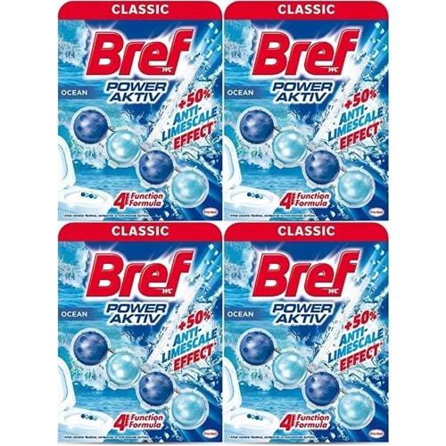 Bref Power Aktiv Klozet Bloğu Okyanus Kokulu (4 Lü Set) (4PK*1)