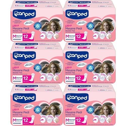 Canped Mesane Pedi Ultra M - Medium - Orta 72 Adet (6PK*12)