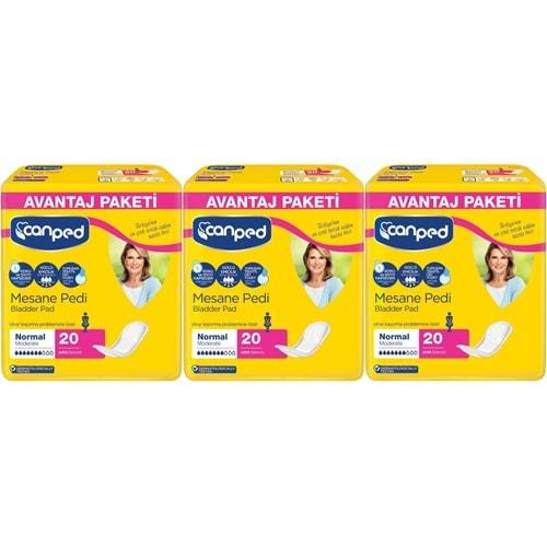 Canped Mesane Pedi Avantaj Pk Klasik M-Orta Boy Normal 60 Adet