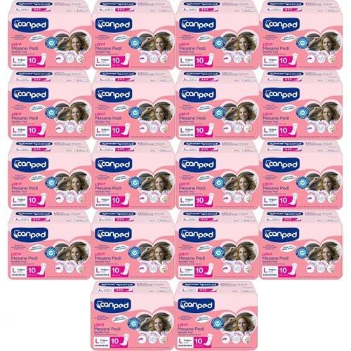 Canped Mesane Pedi Ultra L - Large - Büyük - Yoğun 180 Adet (18PK*10)