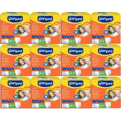 Canped Emici Külot Hasta Bezi M - Orta 108 Adet (12PK*9)