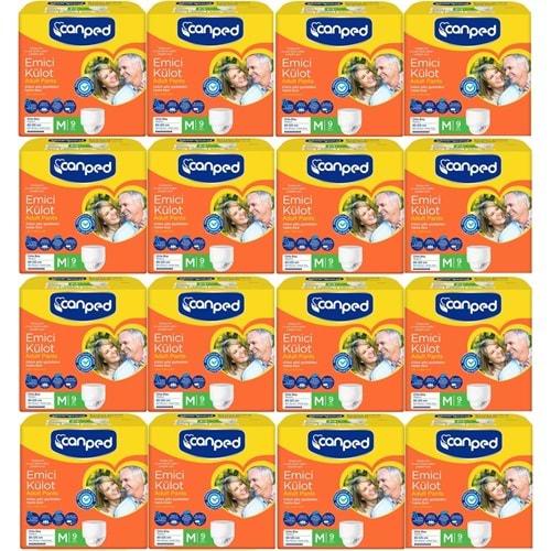 Canped Emici Külot Hasta Bezi M - Orta 144 Adet (16PK*9)