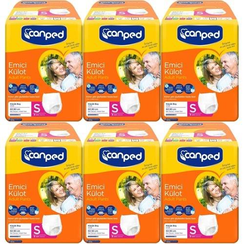 Canped Emici Külot Hasta Bezi S-Küçük Small 54 Adet (6PK*9)
