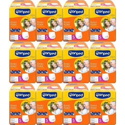 Canped Emici Külot Hasta Bezi S-Küçük Small 108 Adet (12PK*9)
