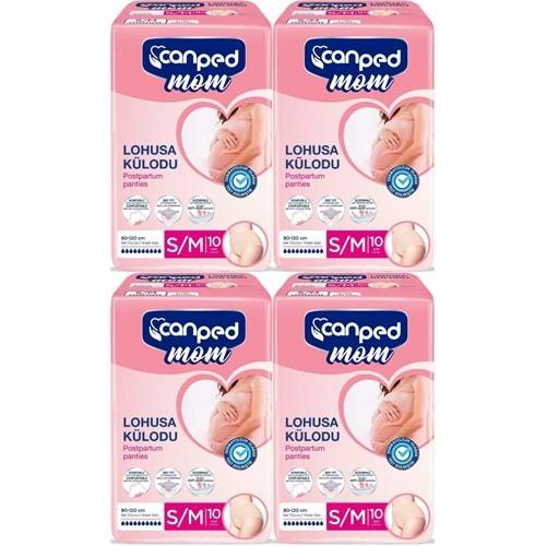 Canped Mom Lohusa Külodu - Külot Bez S - Small - Küçük / M - Medium - Orta 40 Adet (4PK*10)