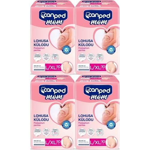 Canped Mom Lohusa Külodu - Külot Bez L - Large - Büyük / XL - Extra Large - 40 Adet (4PK*10)