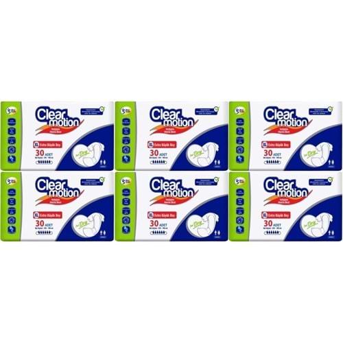 Clearmotion Yetişkin Hasta Bezi Bel Bantlı XL - Ekstra Büyük - Extra Large 180 Adet (6PK*30)