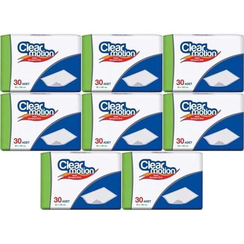 Clearmotion Hasta Yatak Koruyucu 90*180CM 240 Adet (8PK*30)