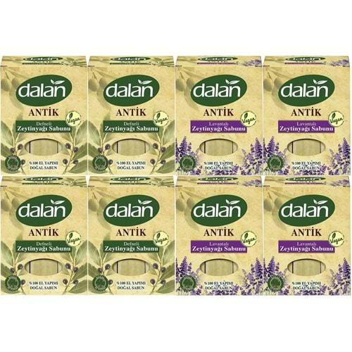 Dalan Antik Defneli Zeytinyağı Sabunu 900GR (Klasik & Lavantalı) (Karma 8 Li Set)
