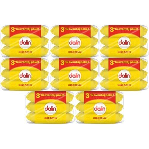 Dalin Islak Havlu Mendil Klasik 56 Yaprak 24 Lü Set (1344 Yaprak)