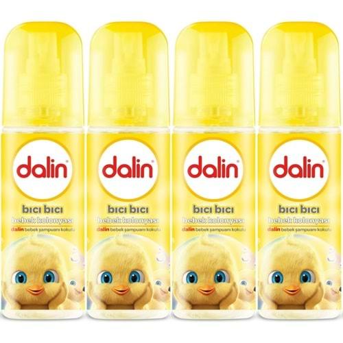 Dalin Bebek Kolonyası 150ML Klasik (Bıcı Bıcı Kokusu) (4 Lü Set)