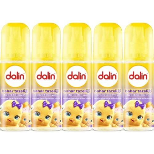Dalin Bebek Kolonyası 150ML Bahar Tazeliği (Manolya-Ylang,Ylang-Amber Kokulu) (5 Li Set)