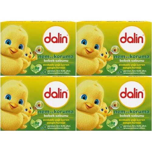 Dalin Bebek Sabunu 100GR Avakadolu (4 Lü Set)