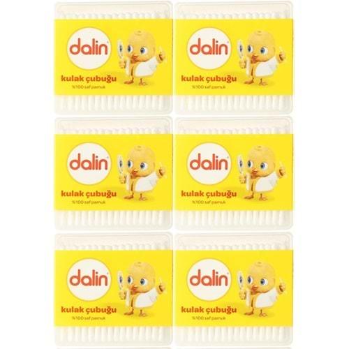 Dalin Kulak Çubuğu 100 Adet (6 Lı Set)