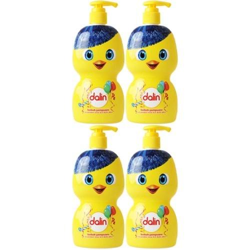 Dalin Bebek Şampuanı 500ML (Eğlen Öğren Serisi) Pompalı (4 Lü Set)