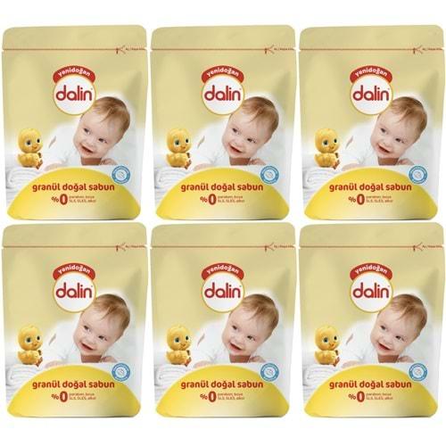 Dalin Granül Sabun Tozu 1000GR Klasik (Doğal Sabun) 6 Lı Set (120 Yıkama)
