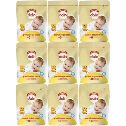 Dalin Granül Sabun Tozu 1000GR Klasik (Doğal Sabun) 9 Lu Set (180 Yıkama)