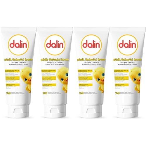 Dalin Pişik öneliyici Krem/Pişik Kremi 100ML (Bebekler İçin) (4 Lü Set)