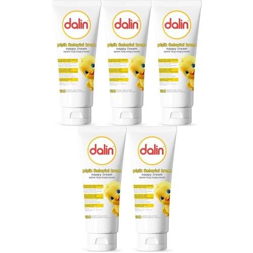 Dalin Pişik öneliyici Krem/Pişik Kremi 100ML (Bebekler İçin) (5 Li Set)