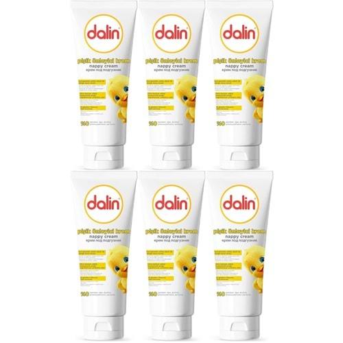 Dalin Pişik öneliyici Krem/Pişik Kremi 100ML (Bebekler İçin) (6 Lı Set)