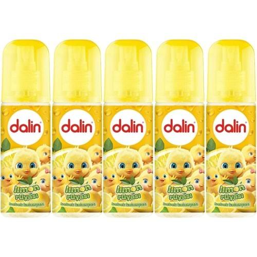 Dalin Bebek Kolonyası 150ML Limon Çiçeği (Limon-Bergomat-Papatya) (5 Li Set)