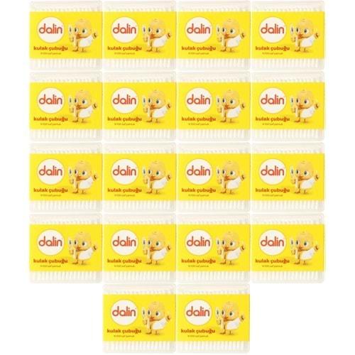 Dalin Kulak Çubuğu 100 Adet (18 Li Set)