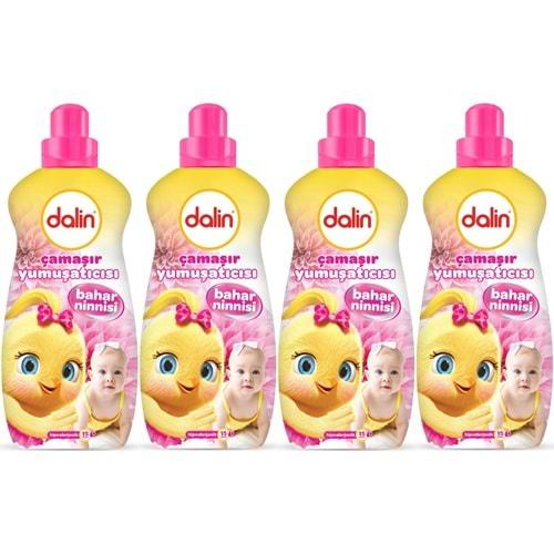 Dalin Çamaşır Yumuşatıcı 1500ML Bahar Ninnisi (4 Lü Set) (Bebeklere Özel)