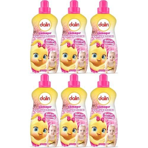 Dalin Çamaşır Yumuşatıcı 1500ML Bahar Ninnisi (6 Lı Set) (Bebeklere Özel)