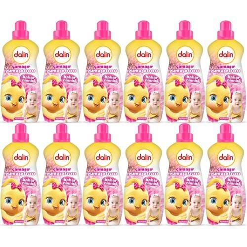 Dalin Çamaşır Yumuşatıcı 1500ML Bahar Ninnisi (12 Li Set) (Bebeklere Özel)