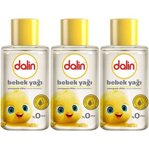 Dalin Bebek Yağı 50ML Klasik Mini (3 Lü Set)