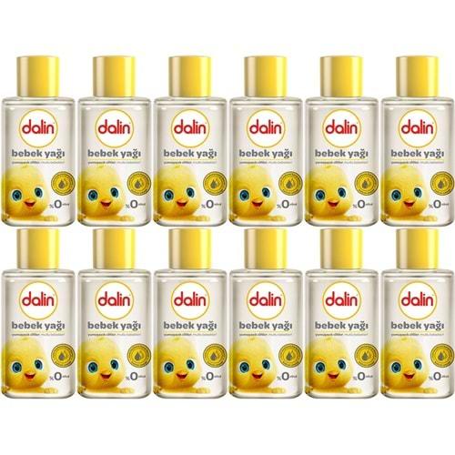 Dalin Bebek Yağı 50ML Klasik Mini (12 Li Set)