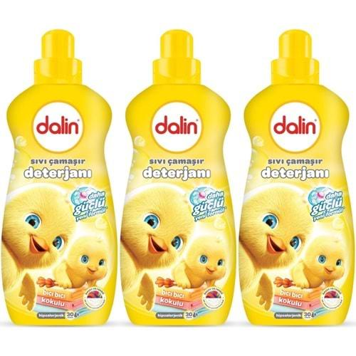 Dalin Çamaşır Deterjanı 1.5LT Bıcı Bıcı Kokulu (Hassas ve Hipoalerjenik Formül) (3 Lü Set)