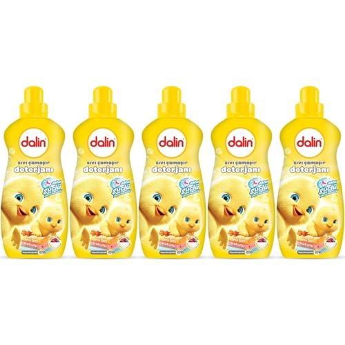 Dalin Çamaşır Deterjanı 1.5LT Bıcı Bıcı Kokulu (Hassas ve Hipoalerjenik Formül) (5 Li Set)