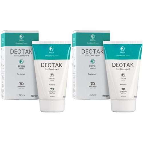 Deotak Krem Deodorant Unisex 35ML Fresh (Mentol) (2 Li Set)