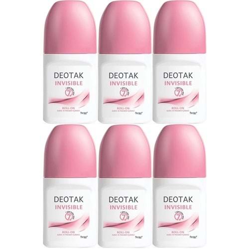 Deotak Roll-On 35ML Invısıble (Women/Kadın) (6 Lı Set)