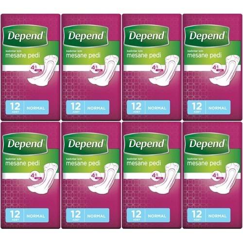 Depend Mesane Pedi Kadın Normal 96 Adet